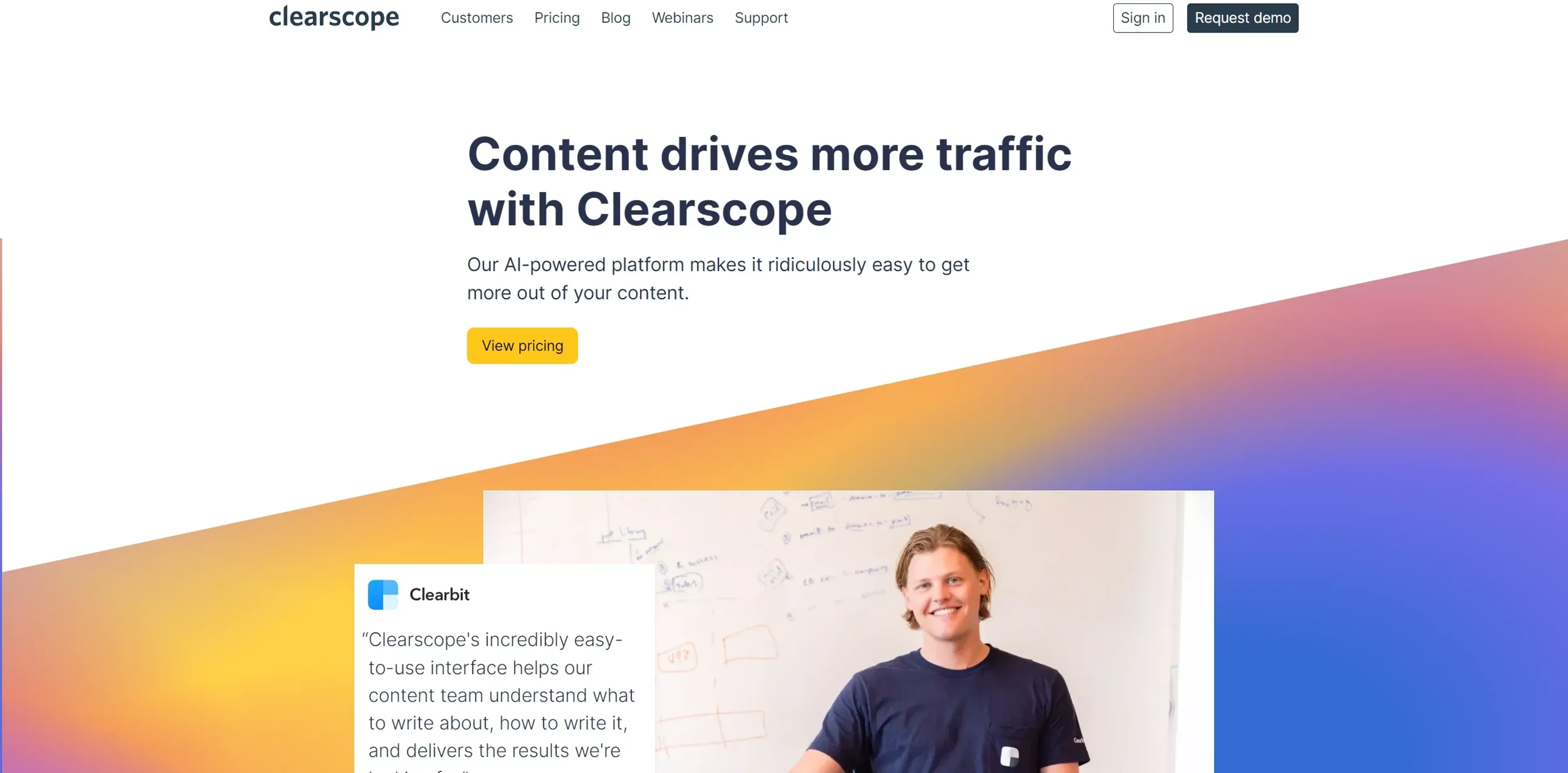 Clearscope product screenshot