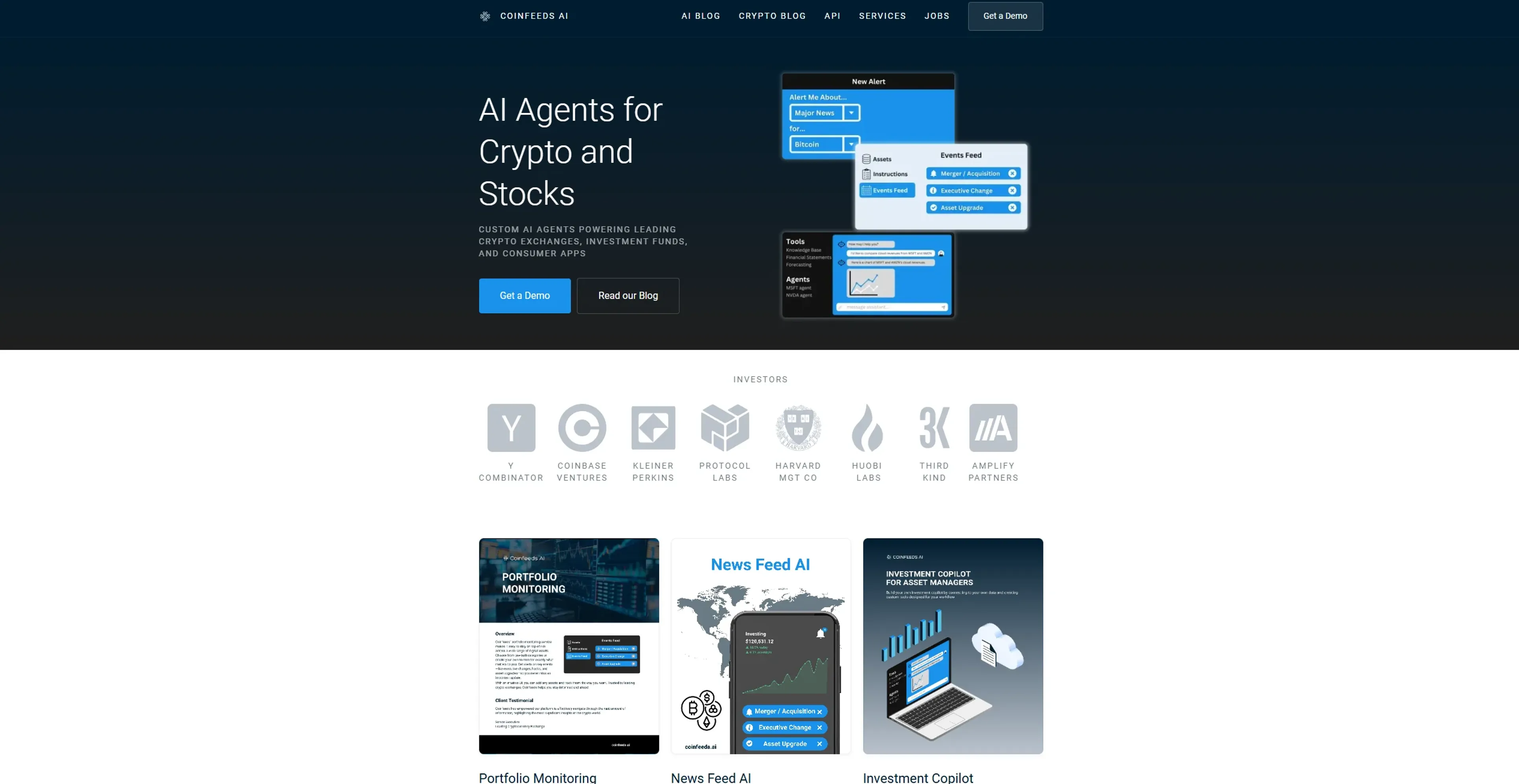 Coinfeeds product screenshot