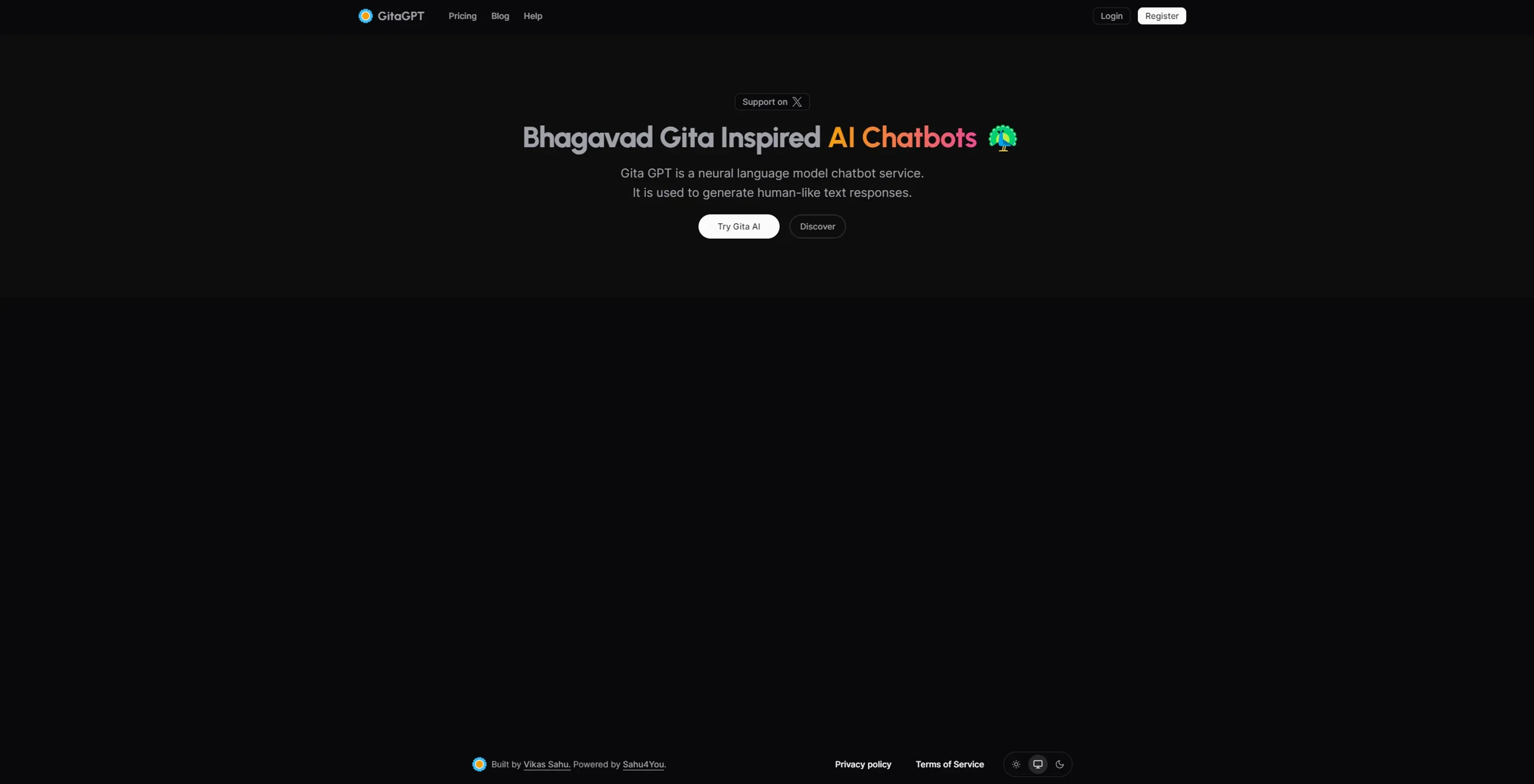 GitaGPT product screenshot