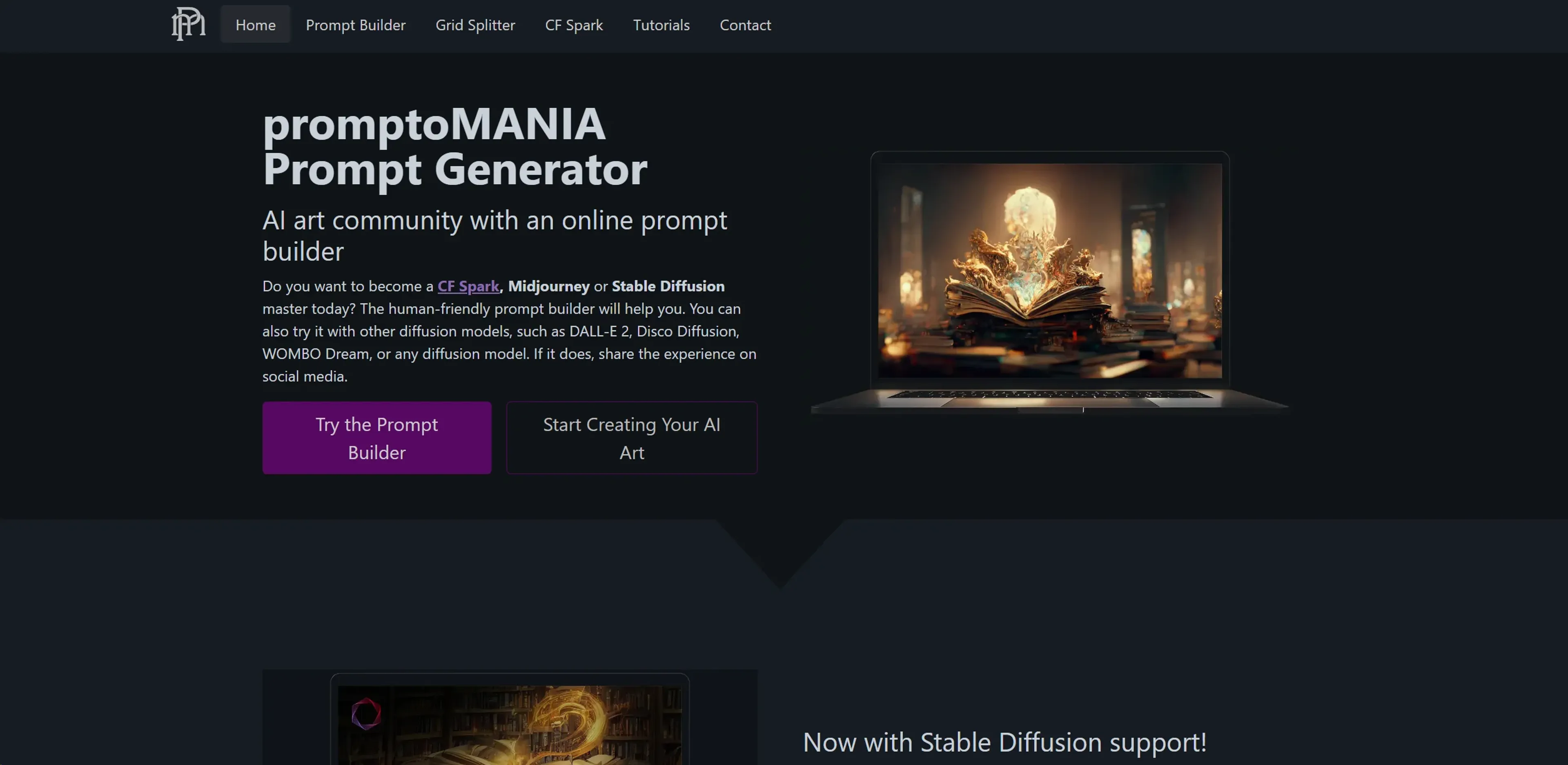 Promptomania product screenshot